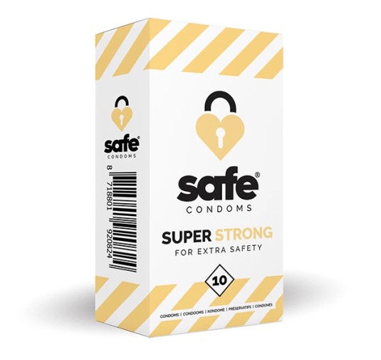 Prezerwatywy wzmocnione - Safe Super Strong 10 szt